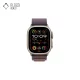 نمای رو به رو ساعت هوشمند apple watch ultra با بند نیلی لوپ آلپاین ا 49 میلی‌متر