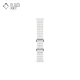 نمای بند ساعت هوشمند apple watch ultra با بند سفید اوشن ا 49 میلی‌متر