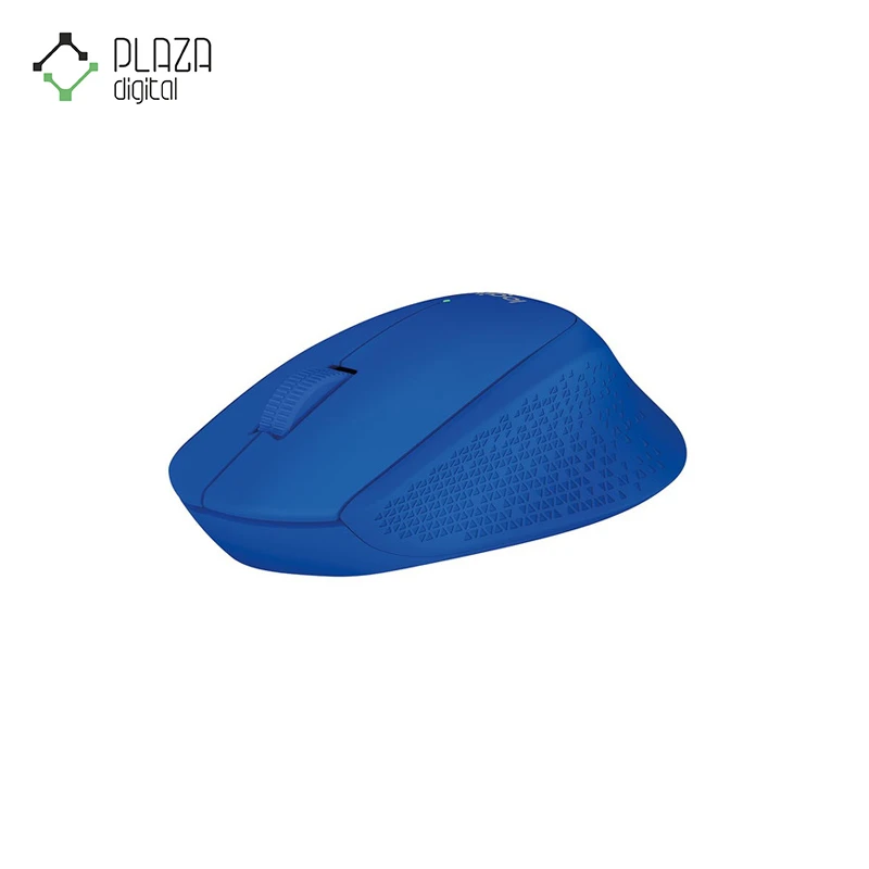 نمای چپ آبی ماوس بی سیم لاجیتک مدل m280