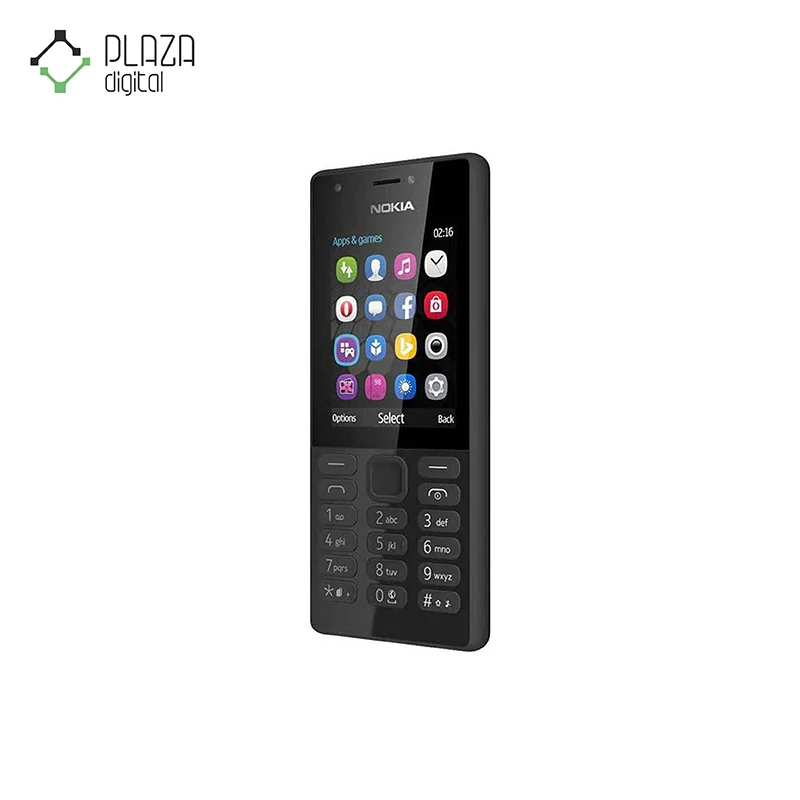 نمای راست گوشی موبایل نوکیا مدل 216 ظرفیت 4 مگابایت مشکی