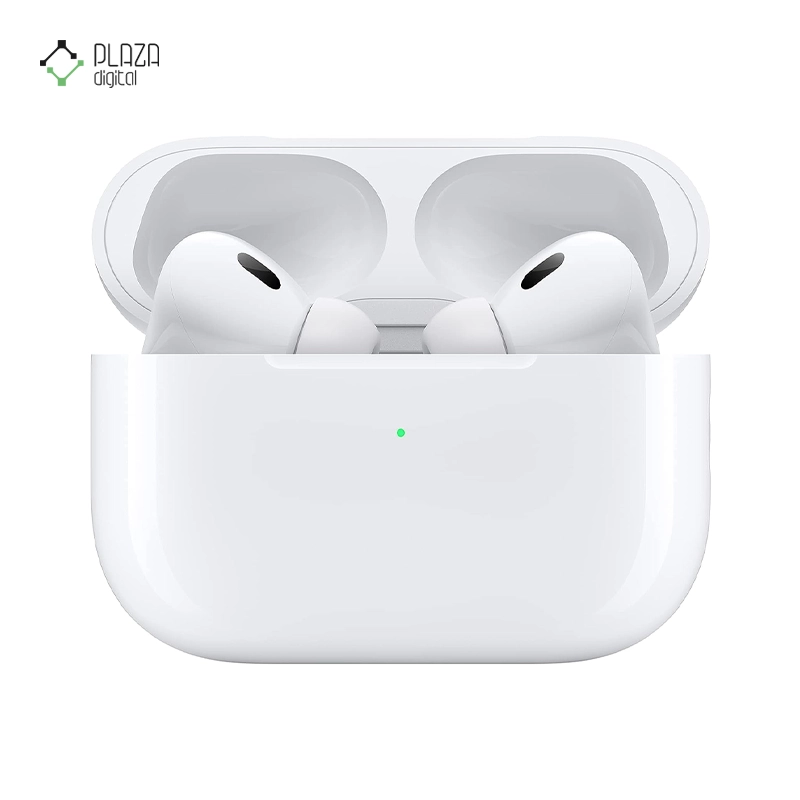 هندزفری بلوتوثی اپل مدل AirPods Pro 2nd Generation 2023 رنگ سفید پلازا دیجیتال