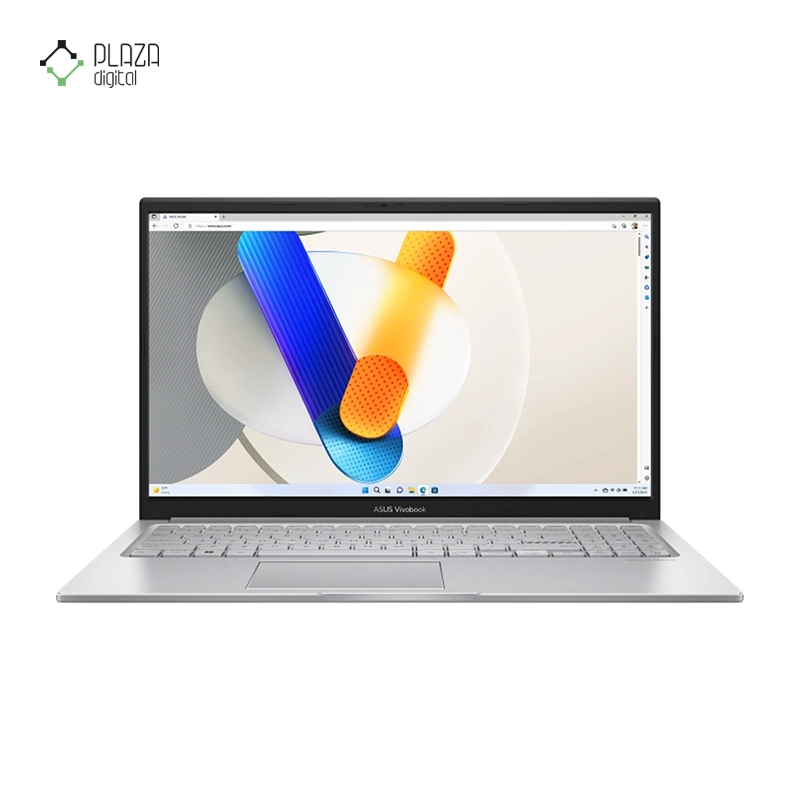 نمای جلو لپ تاپ ایسوس 15.6 اینچی مدل VivoBook 15 X1504VA i5 1335U 8GB 512GB SSD Intel Iris Xe پلازا دیجیتال