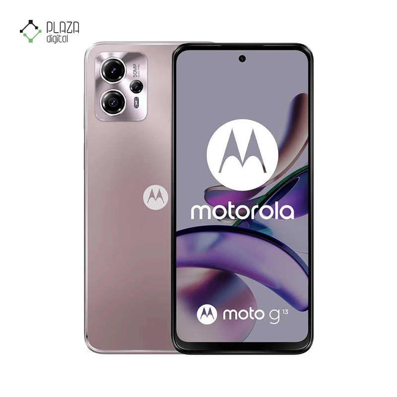 گوشی موبایل موتورولا مدل Moto G13 ظرفیت 128 گیگابایت رم 4 گیگابایت رنگ صورتی