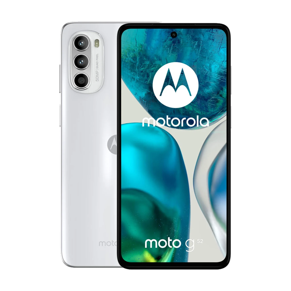 گوشی موبایل موتورولا مدل Moto G52 ظرفیت 128 گیگابایت رم 6 گیگابایت رنگ سفید