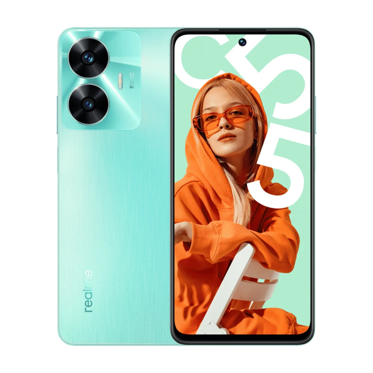 گوشی موبایل ریلمی مدل Realme C55 ظرفیت 256 گیگابایت رم 8 گیگابایت رنگ سبز