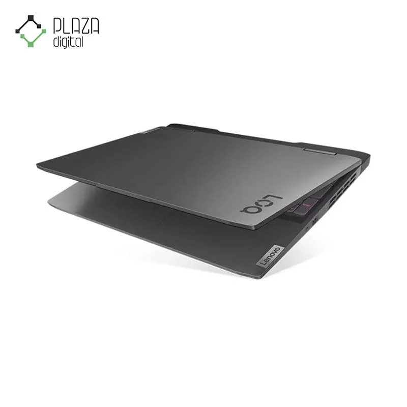 نمای نیمه‌باز لپ تاپ گیمینگ 16 اینچی لنوو مدل LOQ-PD
