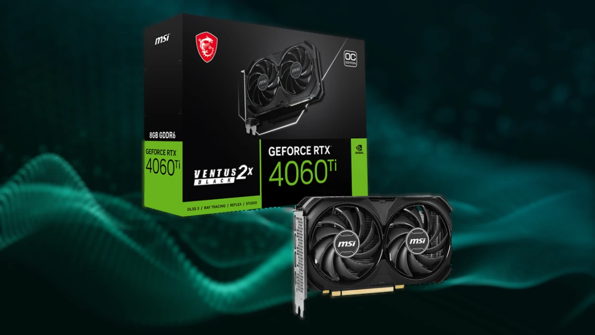 کارت گرافیک ام اس آی مدل GeForce RTX 4060 Ti VENTUS 2X BLACK 8G OC