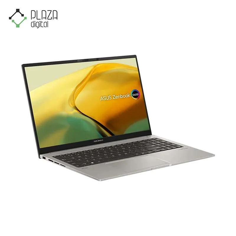 نمای سمت چپ لپ تاپ ایسوس 15.6 اینچی مدل Zenbook 15 OLED UM3504DA R7 7735U 16GB 1TB Radeon پلازا دیجیتال