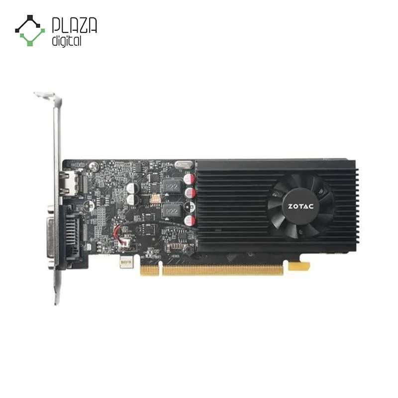 نمای پشت کارت گرافیک زوتاک مدل GeForce GT 1030 2GB حافظه 2 گیگابایت
