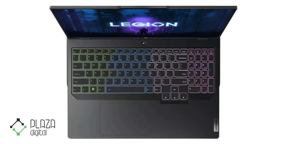 legion pro 5 ab lenovo laptop keyboard view