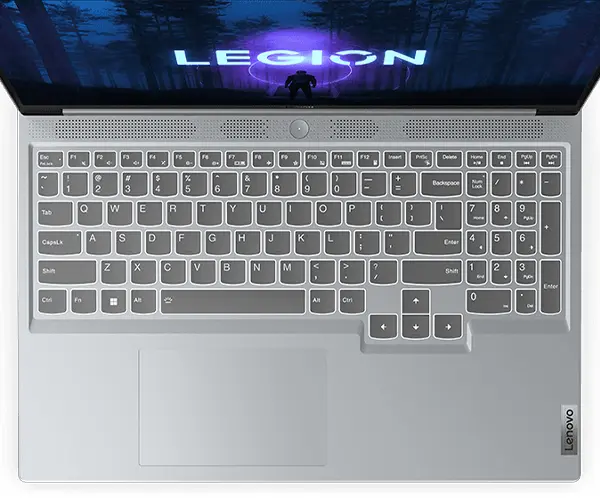 legion slim 5 c lenovo laptop keyboard view