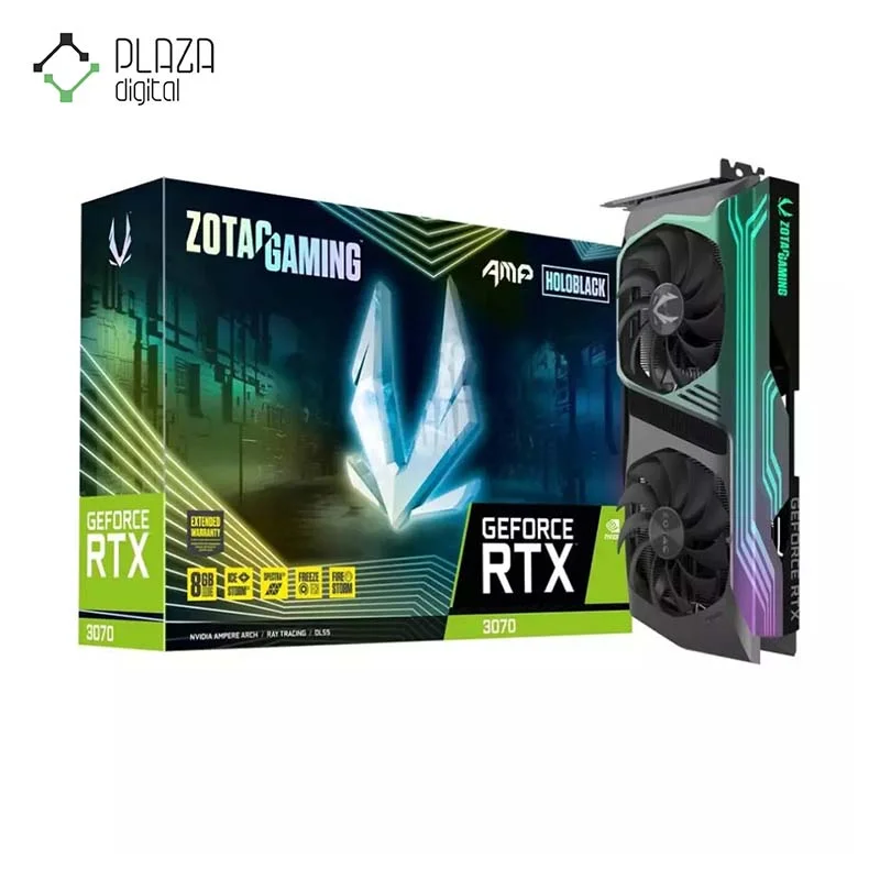 کارت گرافیک زوتاک مدل GeForce RTX 3070 AMP Holo LHR 8GB حافظه 8 گیگابایت