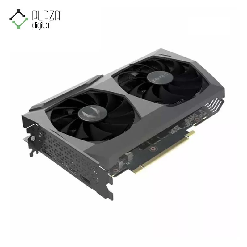 نمای بالا از فن های کارت گرافیک زوتاک مدل RTX 3070 Twin Edge OC 8GB حافظه 8 گیگابایت