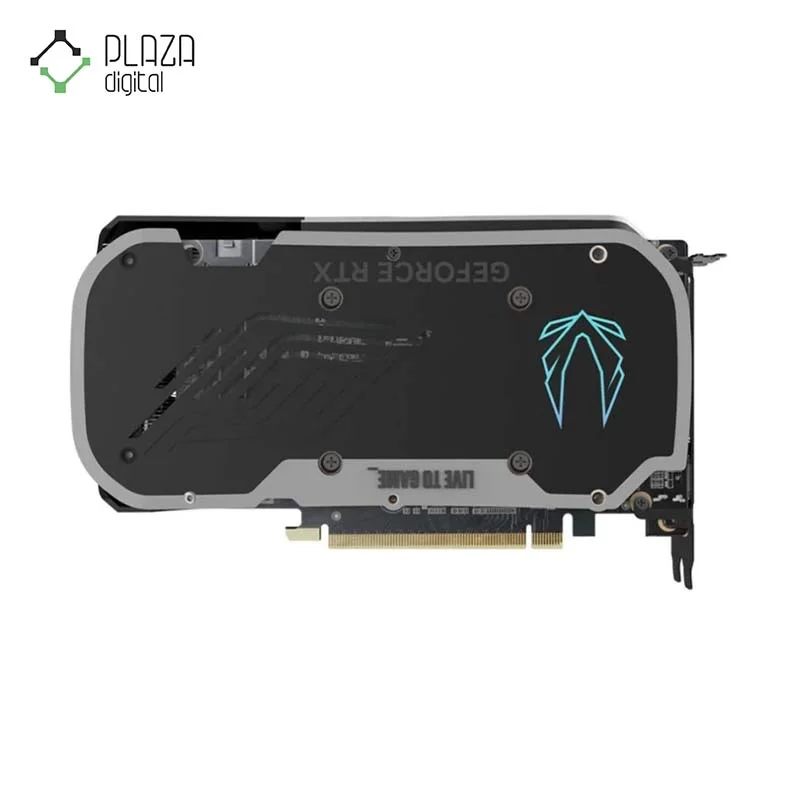 نمای پشت کارت گرافیک زوتاک مدل GAMING GeForce RTX 4060 Ti 8GB Twin Edge OC SPIDER-MAN حافظه 8 گیگابایت