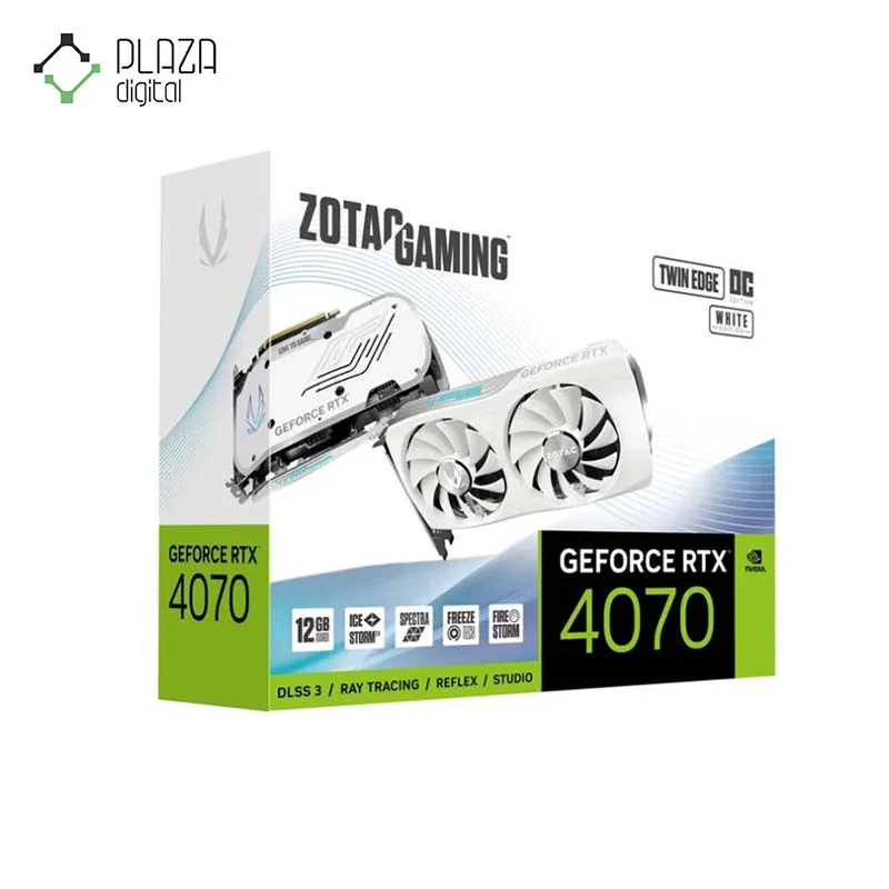 کارت گرافیک زوتاک مدل Gaming GeForce RTX 12GB Twin Edge OC White Edition حافظه 12 گیگابایت