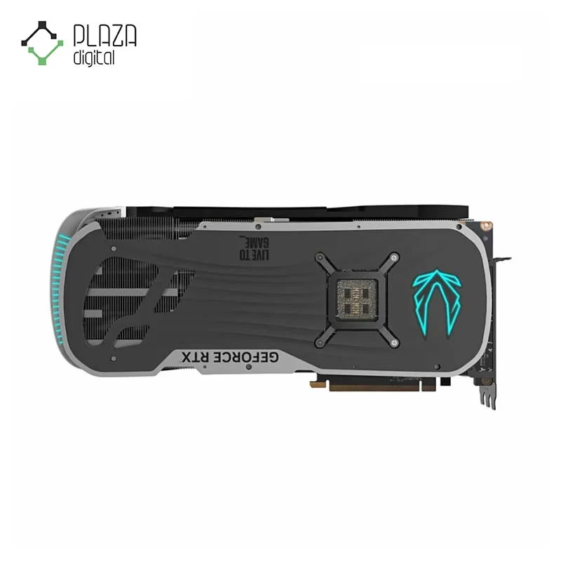 نمای پشت کارت گرافیک زوتاک مدل GAMING GeForce RTX 4070 Ti AMP Extreme AIRO 12GB حافظه 12 گیگابایت
