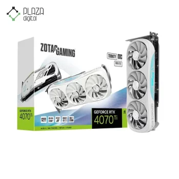 کارت گرافیک زوتاک مدل GAMING GeForce RTX 4070 Ti Trinity OC White Edition حافظه 12 گیگابایت
