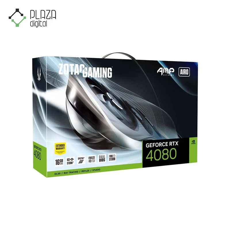 کارت گرافیک زوتاک مدل GAMING GeForce RTX 4080 16GB AMP Extreme AIRO حافظه 16 گیگابایت