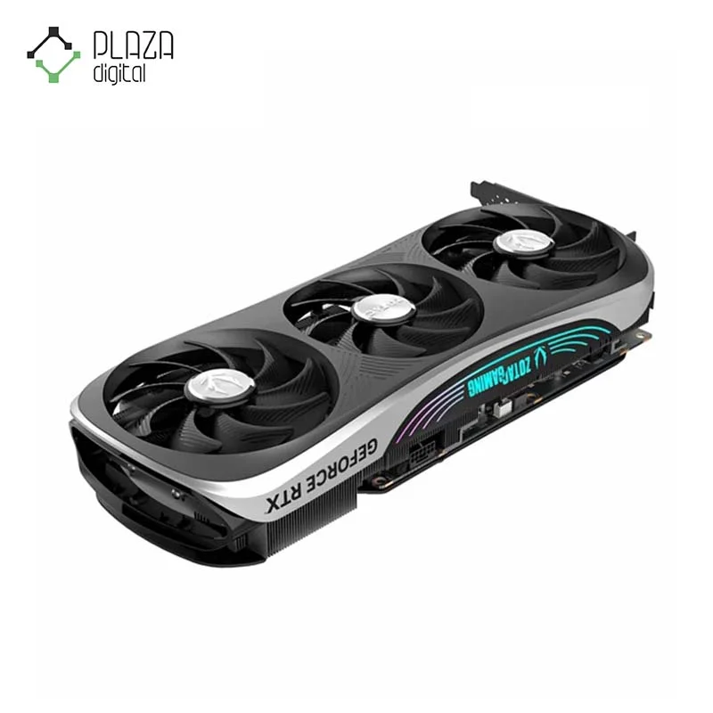 نمای کنار کارت گرافیک زوتاک مدل GAMING GeForce RTX 4090 Trinity OC 24GB حافظه 24 گیگابایت