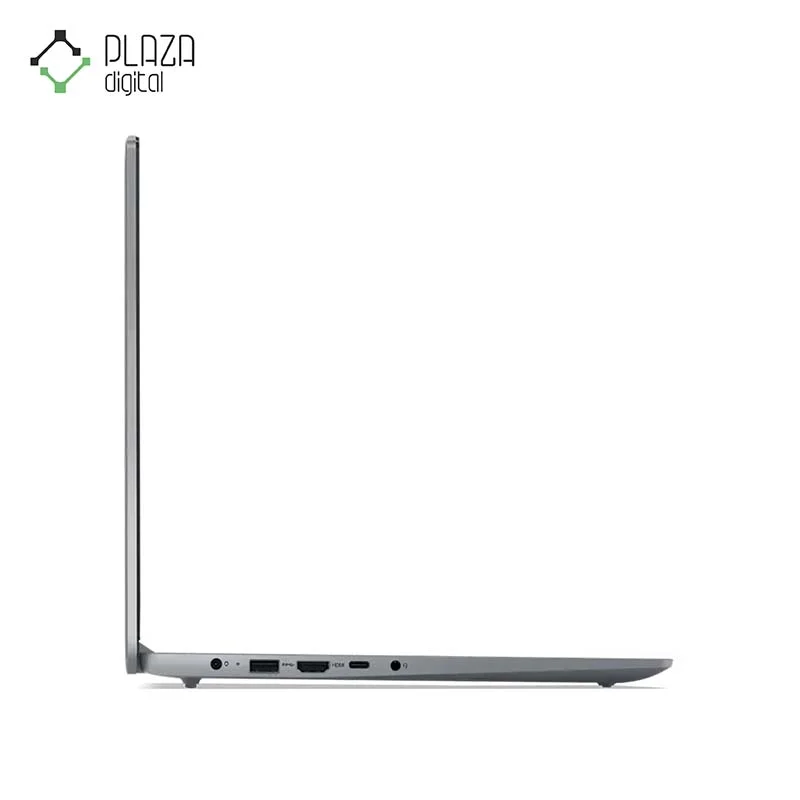 پورت های سمت چپ لپ تاپ 15.6 اینچی لنوو IdeaPad مدل Slim 3-PA رنگ خاکستری