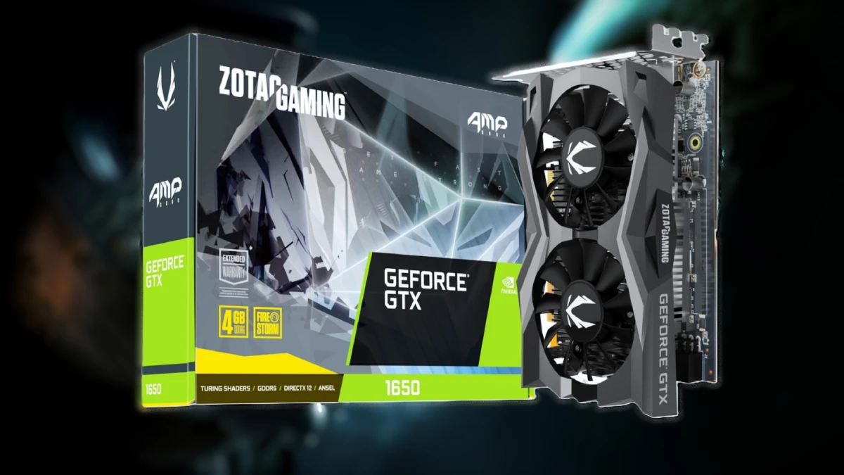 نمای کارت گرافیک ZOTAC GAMING GeForce GTX 1650