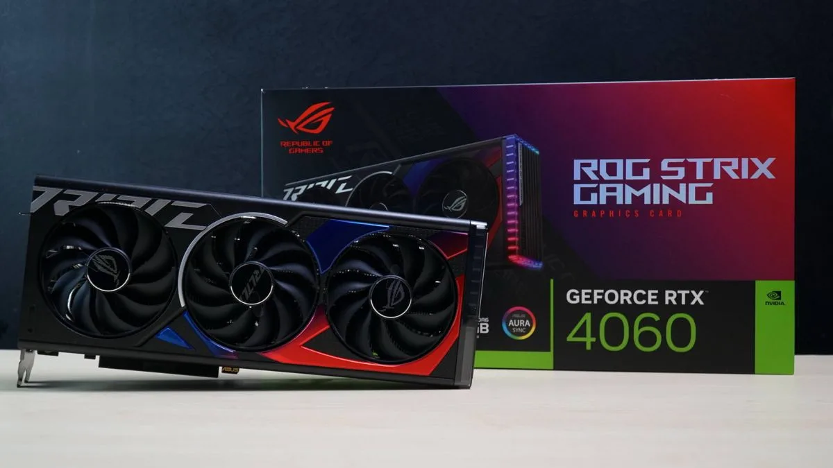 کارت گرافیک ایسوس مدل ROG Strix GeForce RTX 4060 OC Edition 8GB GDDR6 حافظه 8 گیگابایت 