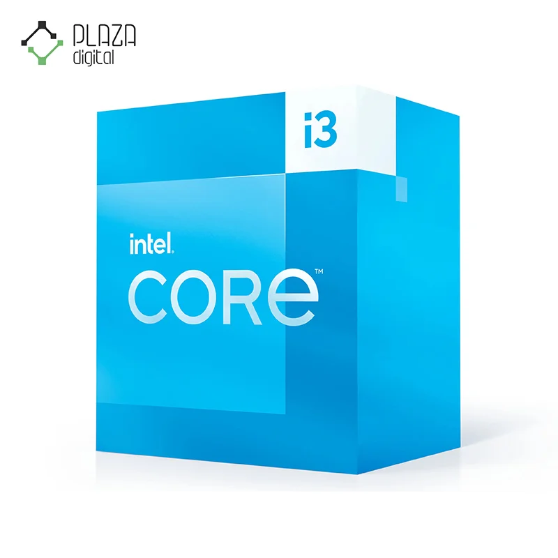 نمای بسته بندی پردازنده مرکزی اینتل مدل Core i3 14100 TRAY