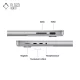 نوع پورت های ارتباطی لپ تاپ 14 اینچی اپل MacBook Pro M3 مدل MTL83
