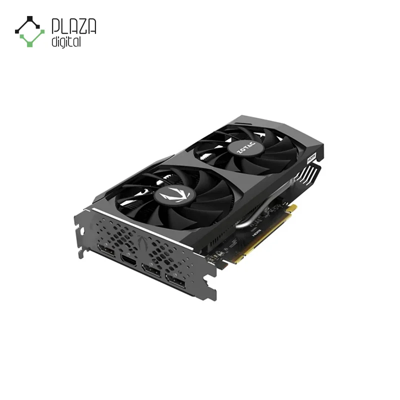 نمای راست کارت گرافیک زوتاک مدل geforce rtx 4060 8gb oc spider-man حافظه 8 گیگابایت