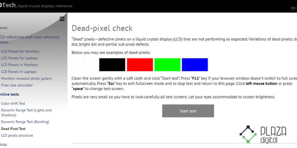 04 نرم افزار Dead Pixel Locator 1