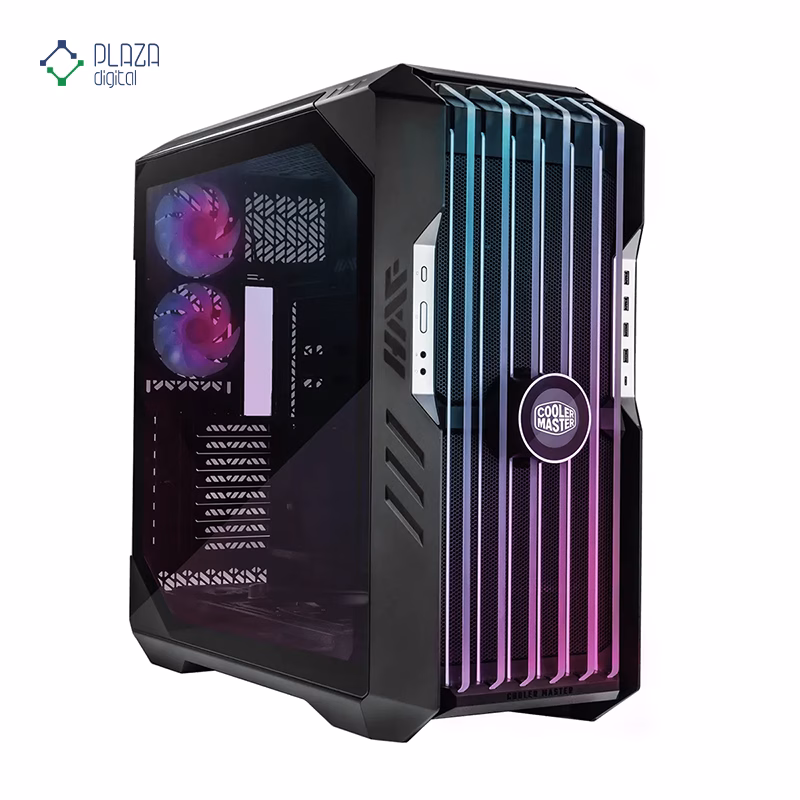 کیس کامپیوتر کولر مستر مدل HAF 700 EVO رنگ مشکی پلازا دیجیتال