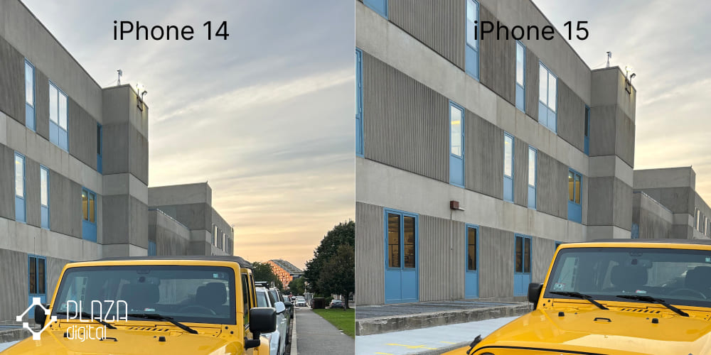 iphone14 vs iphone15 camera