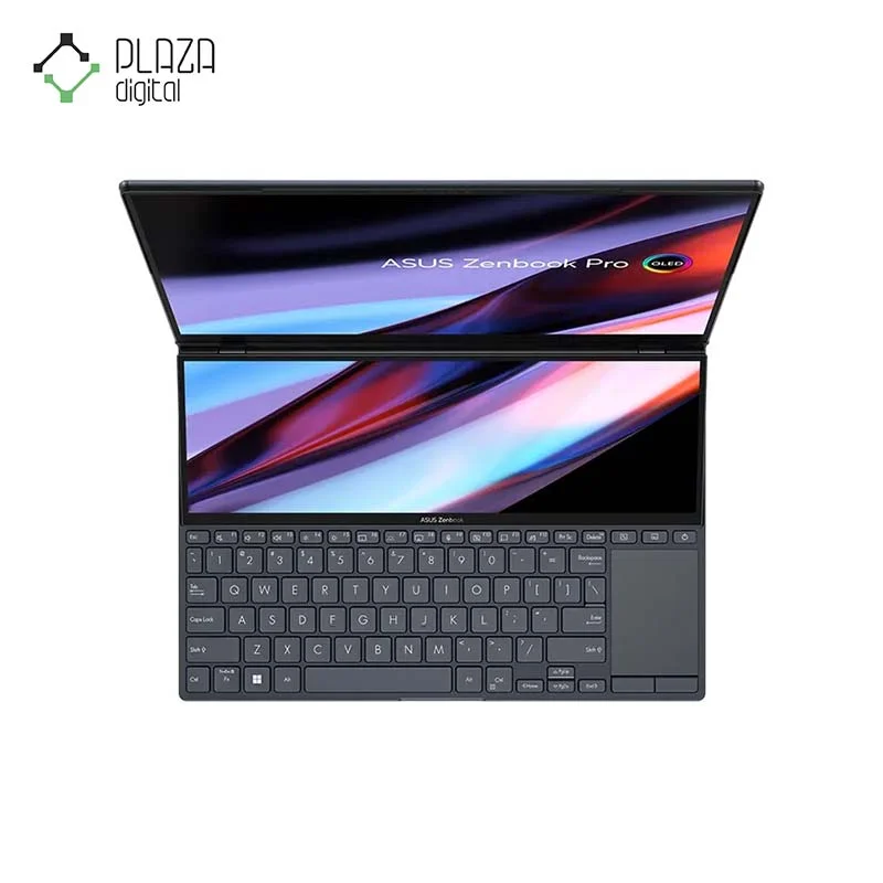 نمای صفحه کلید لپ تاپ 14.5 اینچی ایسوس ZenBook Pro 14 Duo OLED مدل UX8402VU