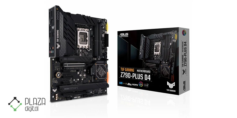 z790 plus ddr4 asus motherboard front view