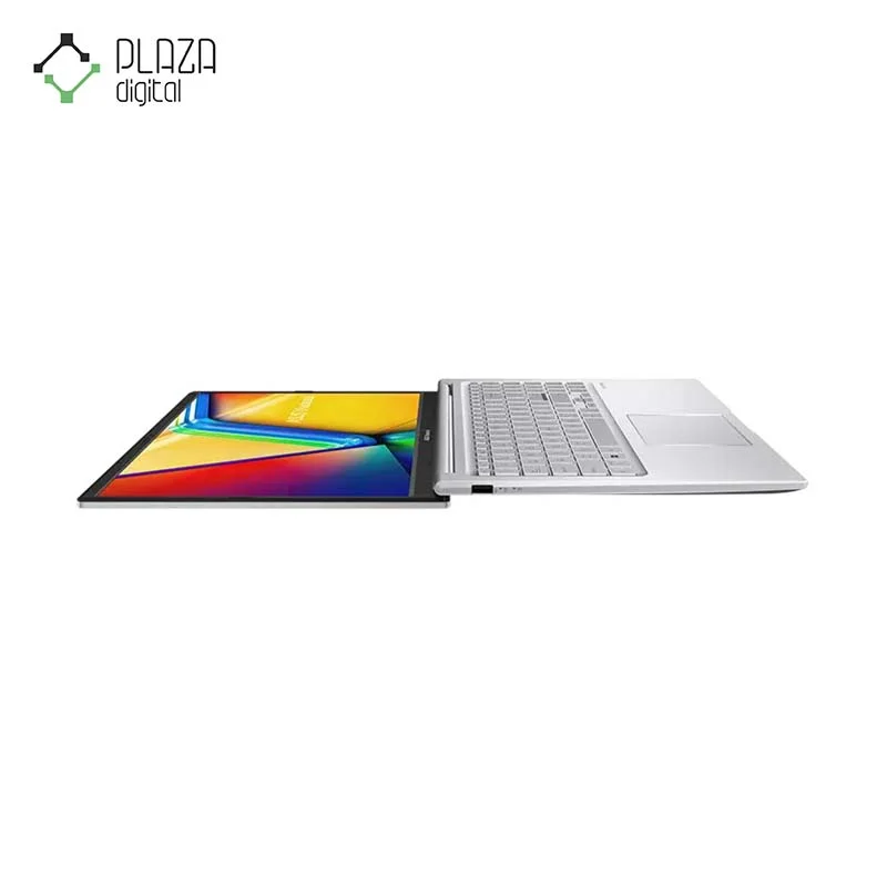 نمای 180 درجه لپ تاپ ایسوس 15.6 اینچی مدل Vivobook 15 A1504VA i7 1355U 16GB 512GB UHD پلازا دیجیتال