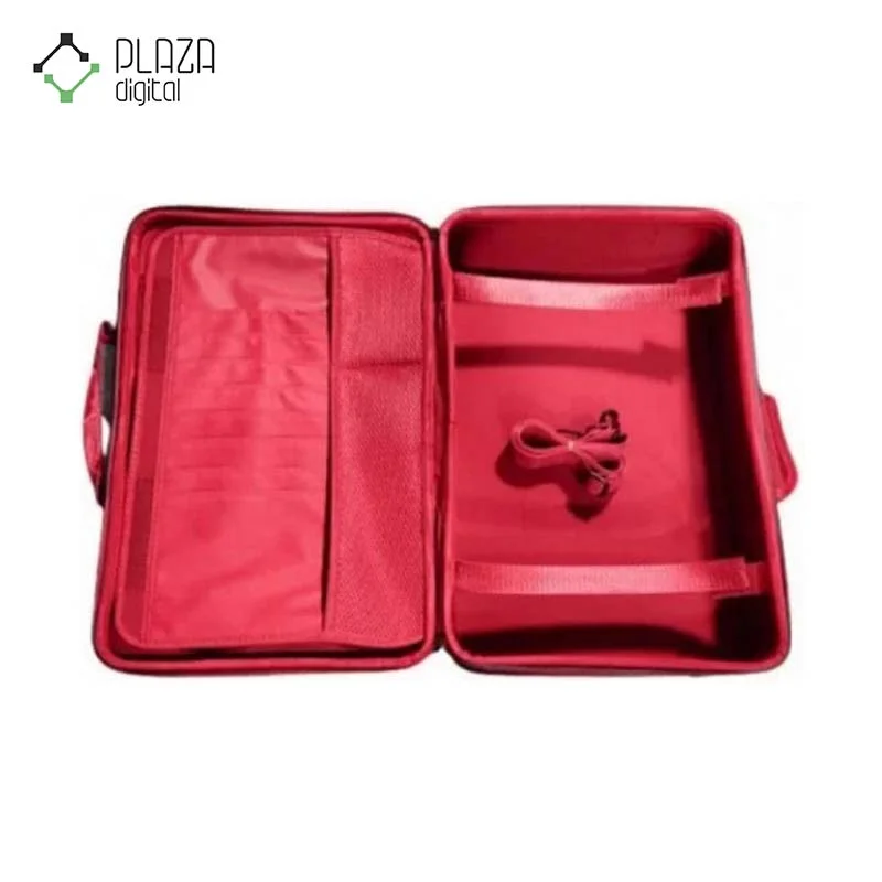 نمای داخل کیف Deadskull برای PS5 رنگ قرمز