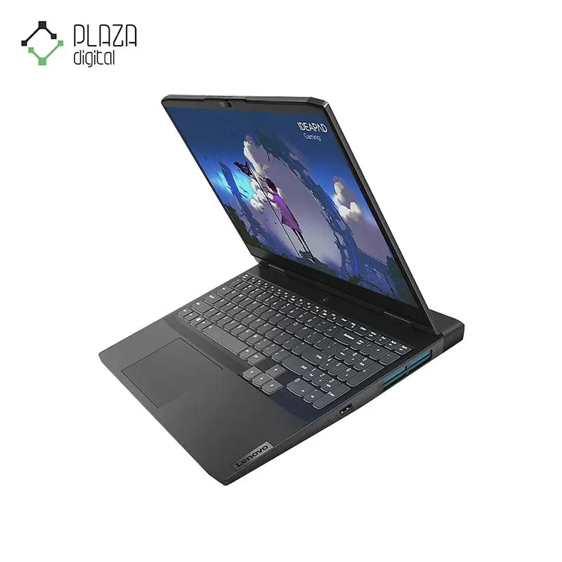 پورت های ارتباطی لپ تاپ گیمینگ 16 اینچی لنوو IdeaPad مدل Gaming 3-QA رنگ خاکستری
