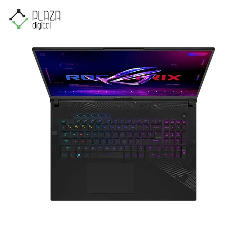 نمای کیبورد لپ تاپ گیمینگ 18 اینچی ایسوس ROG Strix Scar 18 مدل G834JZR