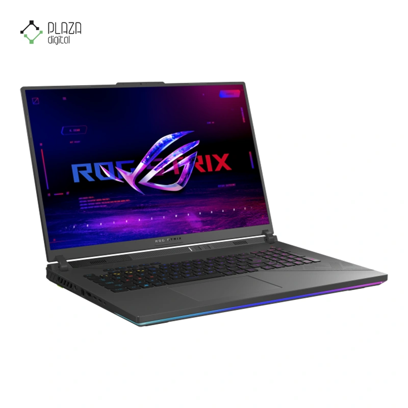 نمای سمت چپ لپ تاپ ایسوس 18 اینچی مدل ROG Strix G18 G814JVR i9 14900HX 32GB 1TB RTX4060 پلازا دیجیتال