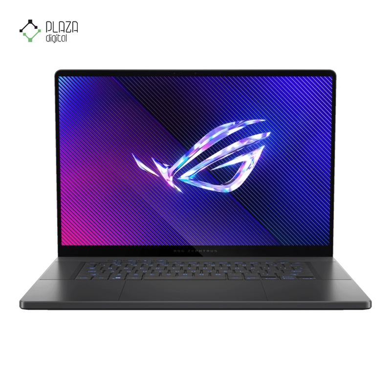 نمای جلو لپ تاپ ایسوس 16 اینچی مدل ROG Zephyrus G16 GU605MI Ultra 9 185H 16GB 1TB RTX4070 پلازا دیجیتال