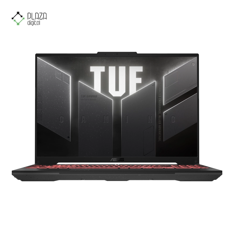 نمای جلو لپ تاپ ایسوس 16 اینچی مدل TUF Gaming A16 FA607PV R9 7845HX 32GB 1TB RTX4060 پلازا دیجیتال