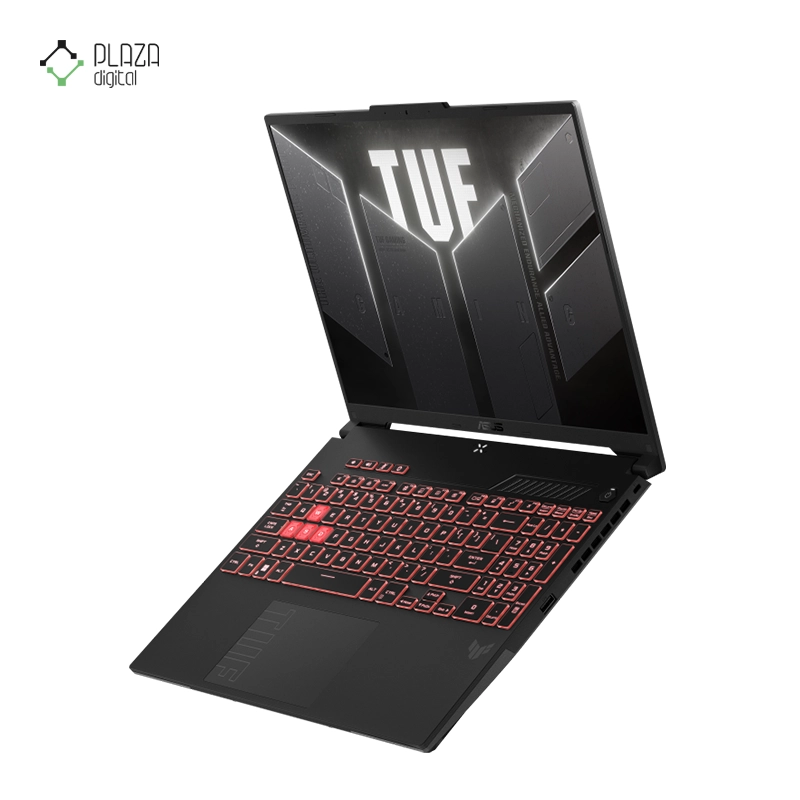 نمای کناری لپ تاپ ایسوس 16 اینچی مدل TUF Gaming A16 FA607PV R9 7845HX 32GB 1TB RTX4060 پلازا دیجیتال