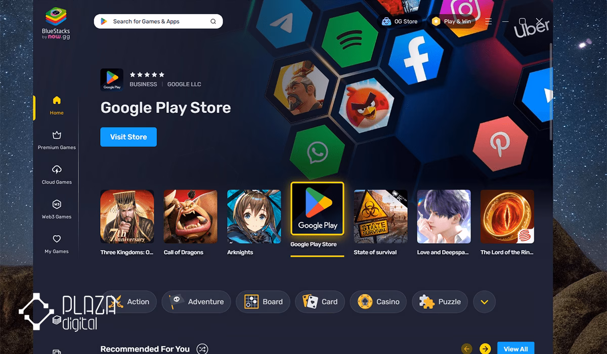 برنامه BlueStacks