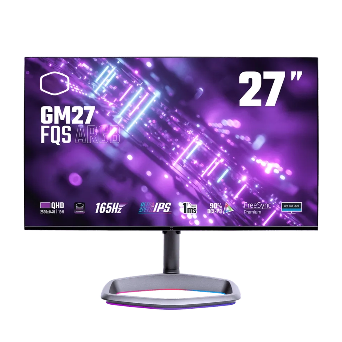 Cooler Master GM27-FQS ARGB 27" Flat Gaming Monitor پلازا دیجیتال