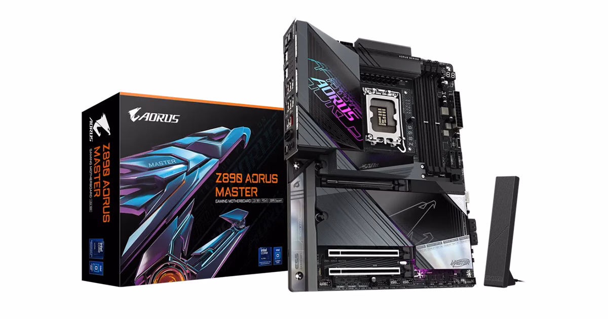 مادربرد گیگابایت مدل Z890 AORUS MASTER D5