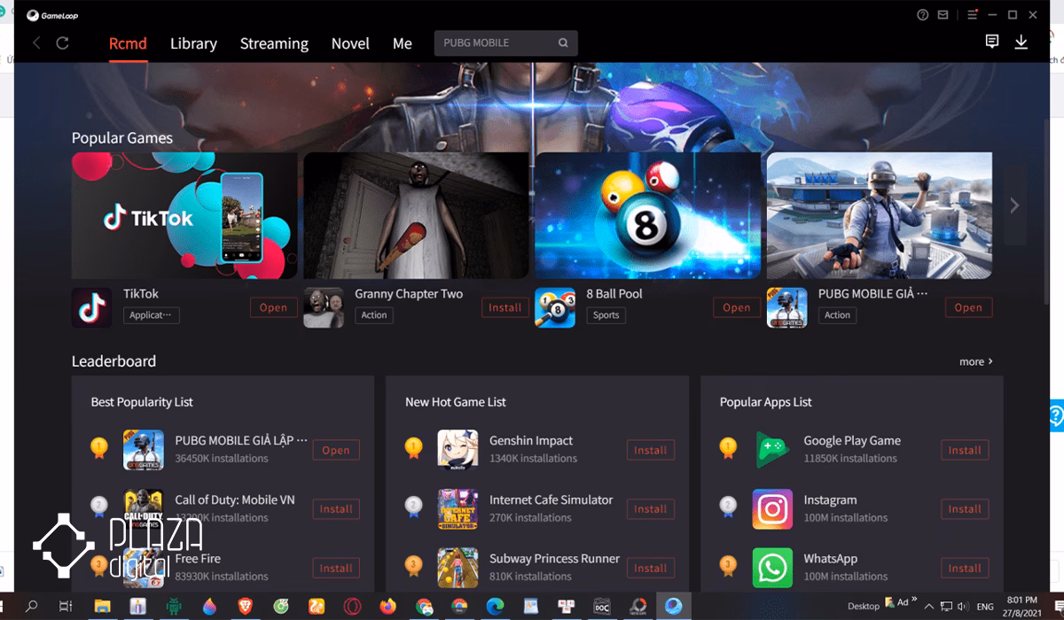 بهترین شبیه ساز اندروید برای کامپیوتر 14 برنامه GameLoop