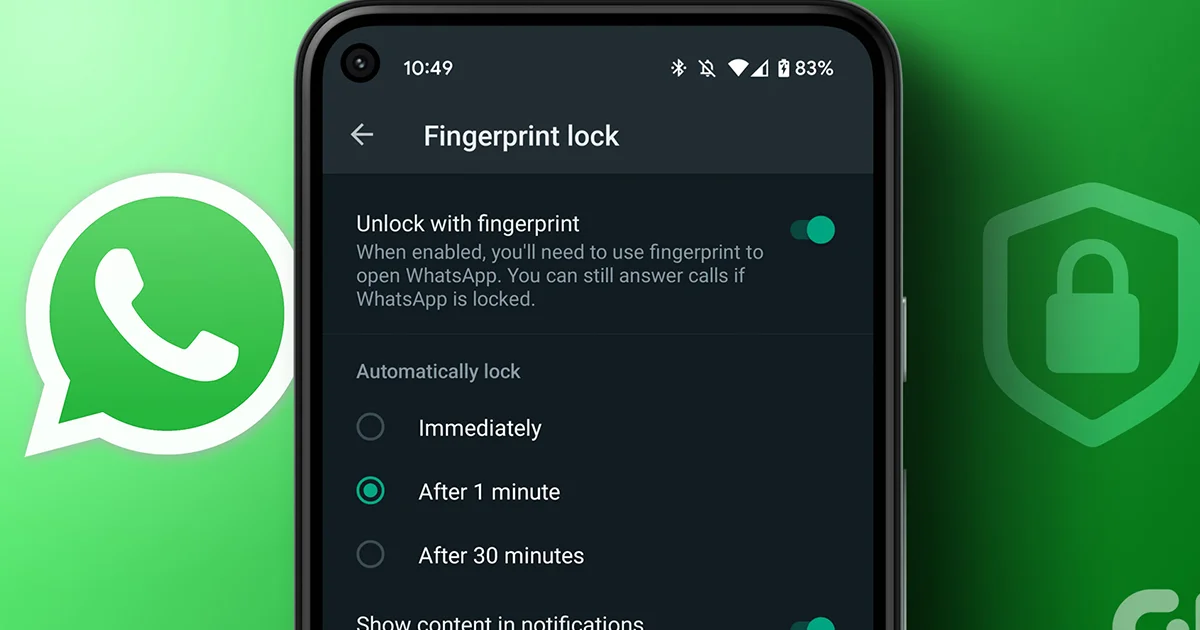 How to Lock WhatsApp on iPhone and Android