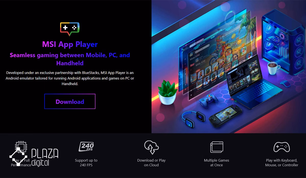 بهترین شبیه ساز اندروید برای کامپیوتر 15 برنامه MSI App Player