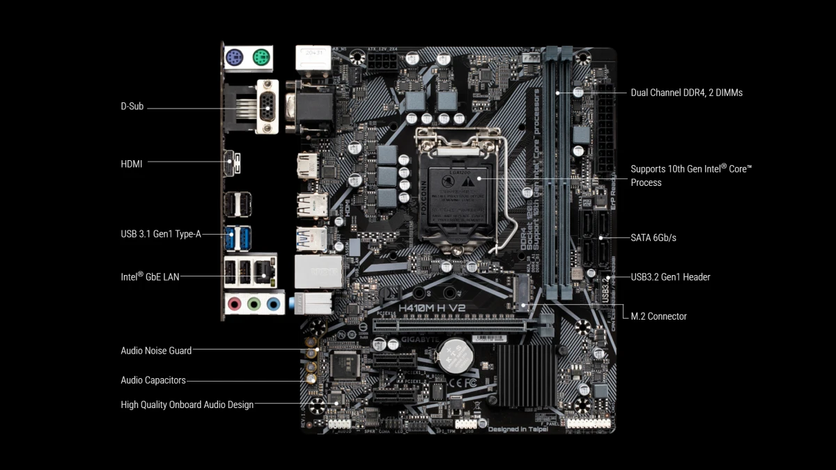 مادربرد H410M-H V2 گیگابایت