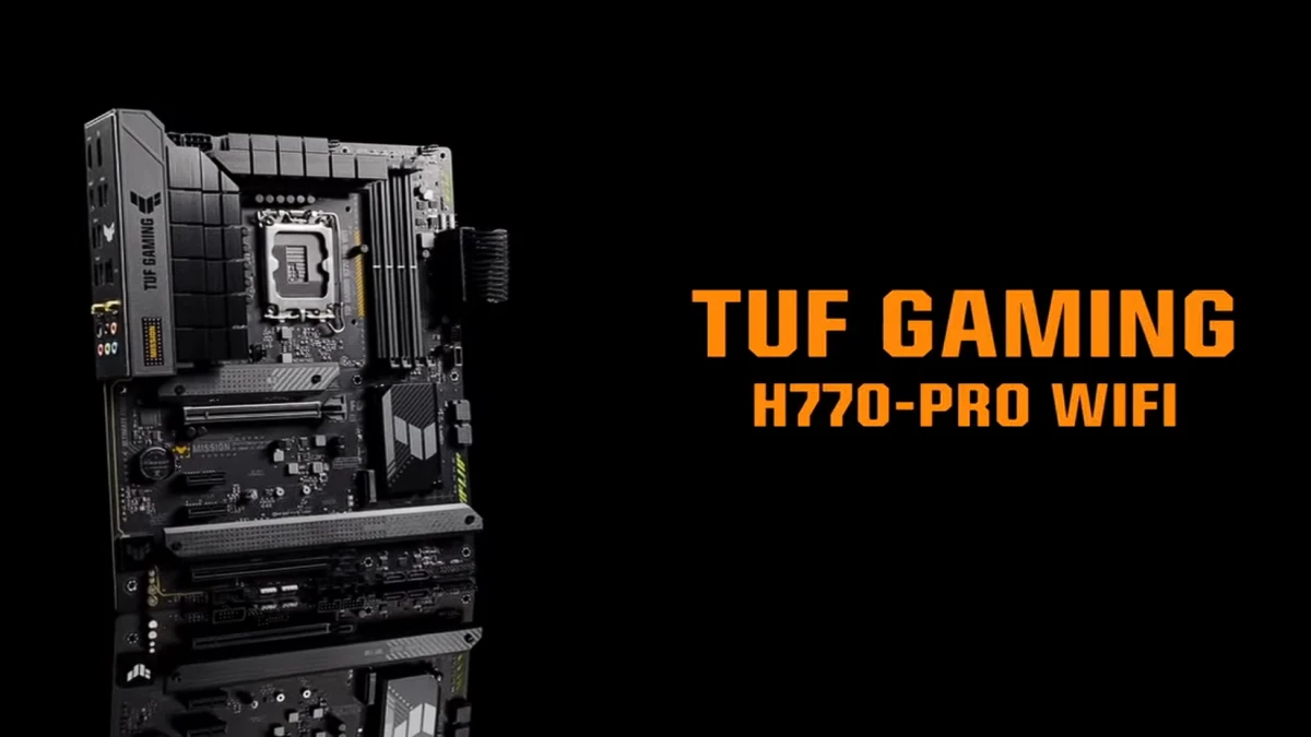 نمای مادربرد ایسوس TUF GAMING H770 PRO WIFI D5